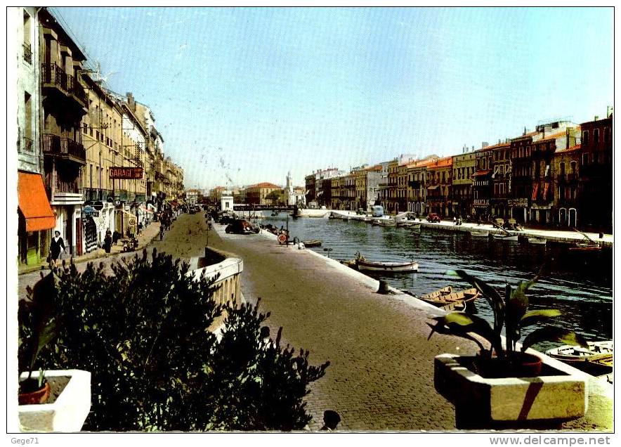 Sete - Le Quai De La Resistance Et Le Canal - Sete (Cette)