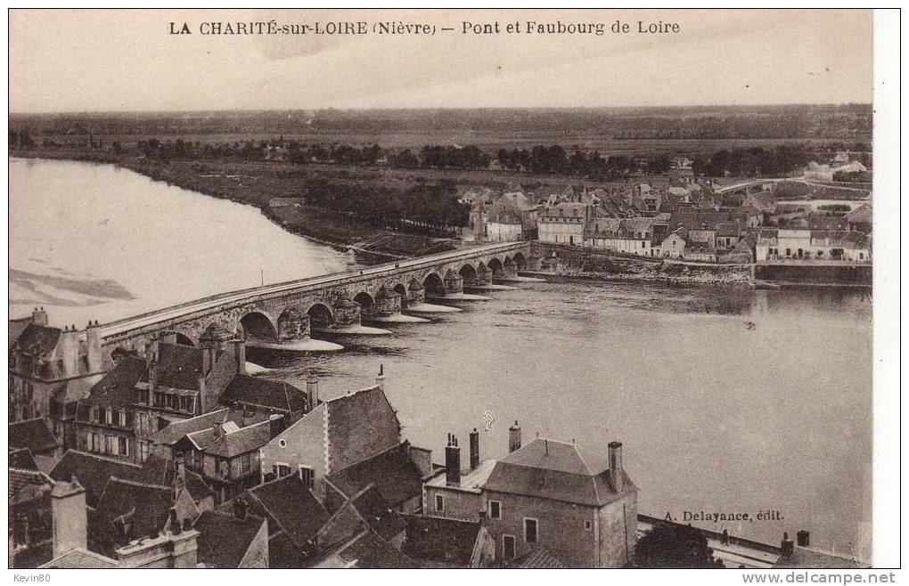 58 LA CHARITE SUR LOIRE Pont Et Faubourg De Loire - La Charité Sur Loire