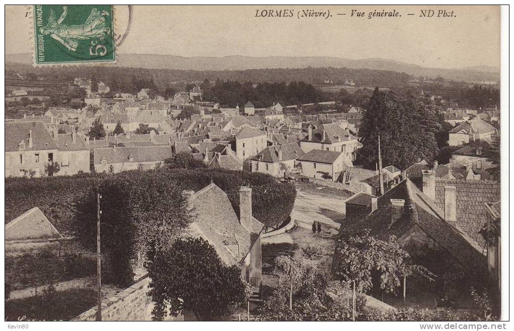 58  LORMES Vue Générale - Lormes