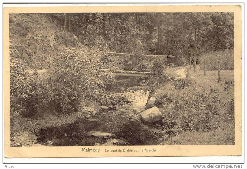 B1622   MALMEDY : Le Pont Du Diable Sur La Warche - Malmedy