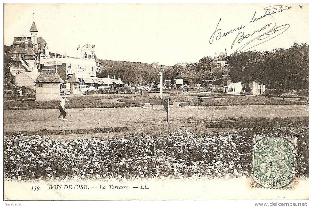 CPA De BOIS DE CISE - La Terrasse. (cour De Tennis). - Bois-de-Cise