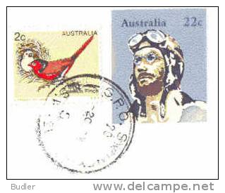 AUSTRALIA : 1981 : Post. Stat. : AVIATION,Sr. FRANCIS CHICHESTER,AIRPLANE,PILOT,OPTICS,GLASSES, - Postal Stationery