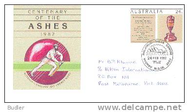 AUSTRALIA : 1982 : Post. Stat. : CRICKET, - Postal Stationery