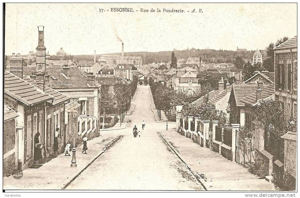 CPA De ESSONNE - Rue De La Poudrerie. - Essonnes