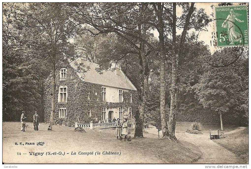 CPA De VIGNY - La Compté (le Château). - Vigny