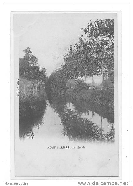 76 )) MONTIVILLIERS, La Lézarte, Vve Salié édit - Carte Précurseur - Montivilliers