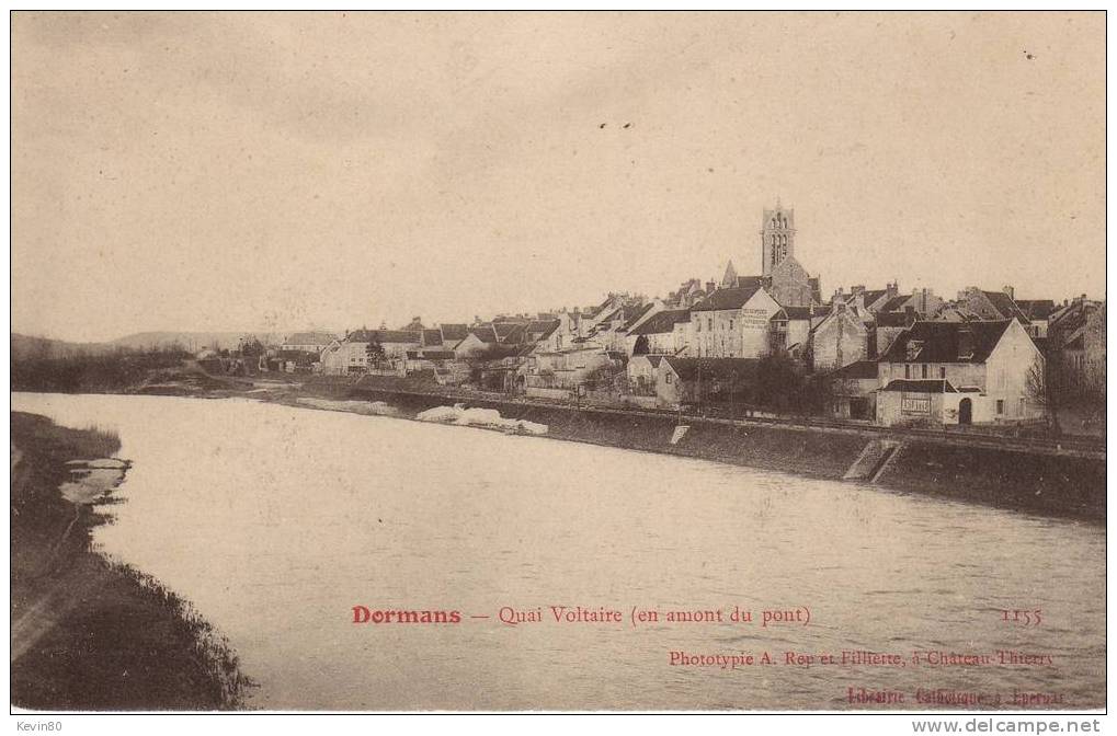 51 DORMANS Quai Voltaire (en Amont Du Pont) - Dormans