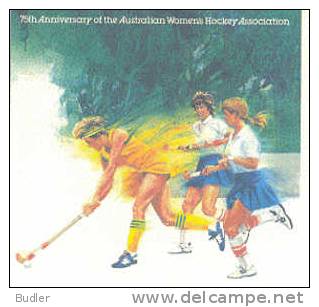 AUSTRALIA : 1985 : Post. Stat. : HOCKEY,WOMEN'S HOCKEY, - Postal Stationery