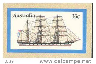 AUSTRALIA : 1985 : Post. Stat. : NAVIGATION,SAILING-SHIP,HELM,SEXTANT, - Maritime