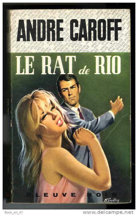 {49459}  André Caroff ; Fleuve Noir Spécial Police N° 646 , EO 1968 . " Le Rat De Rio "     " En Baisse " - Fleuve Noir