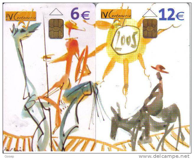 Spain-puzzles-ncentenario6 Euro-12 Euro-2 Phone Card-6/05-12/07------8/05--12/07-tirage-251.000-used Card - Puzzle