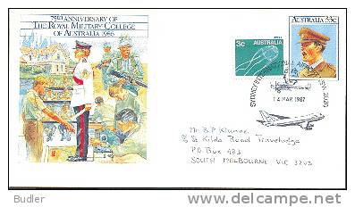 AUSTRALIA : 1986 : Post. Stat. : ARMY,SOLDIERS,MILITARY EDUCATION, - Postal Stationery