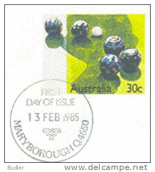 AUSTRALIA : 1985 : Post. Stat. : BOWLING,WOMAN,WORLDCHAMPIONSHIP, - Pétanque