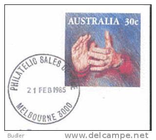 AUSTRALIA : 1984 : Post. Stat. : THEATRE,BALLET,MUSIC,DRAMA,SPECTACLE,HANDS, - Postal Stationery