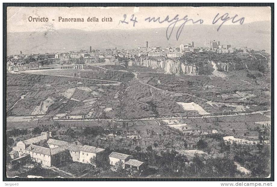 Orvieto, Umbria, Panorama, Viag 1910-,  Italy Italia Italien, #86 - Terni