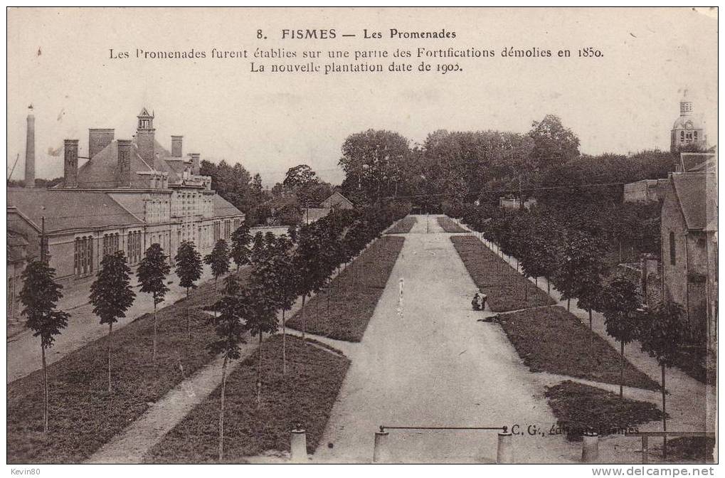 51 FISMES Les Promenades - Fismes