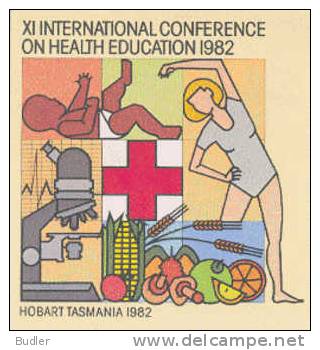 AUSTRALIA : 1982 : Post. Stat. : HEALTH,BABY,FOOD,FRUIT,RED CROSS,MICROSCOPE, - Entiers Postaux