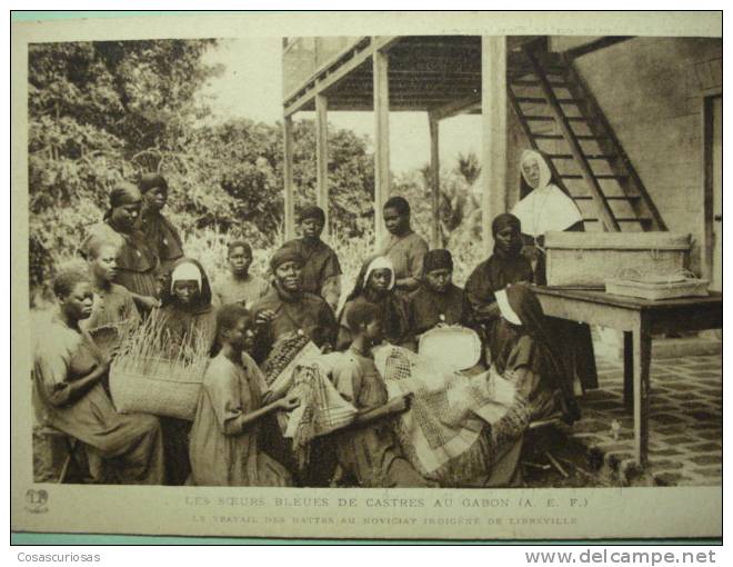 7732 GABON  LIBREVILLE LES SOEURS BLEUES DE CASTRES      AÑOS / YEARS / ANNI  1920 - Gabon