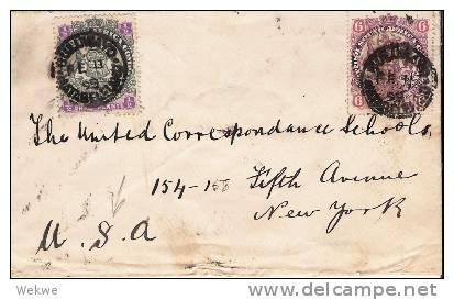 Sro027/  Rhodesien,BSA Co. Wappen (gross) Nach  N.Y.,  USA 1899 - Southern Rhodesia (...-1964)