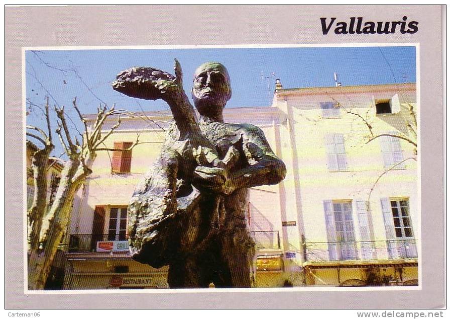 06 - Vallauris - "l'Homme Au Mouton" Sculpture De Picasso - Vallauris