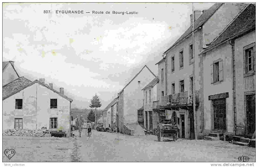 EYGURANDE - Route Du Bourg-Lastic - Eygurande