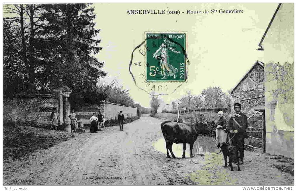 ANSERVILLE - Route De Sainte Geneviève - Sainte-Geneviève