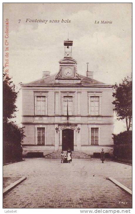 FONTENAY SOUS BOIS LA MAIRIE - Fontenay Sous Bois