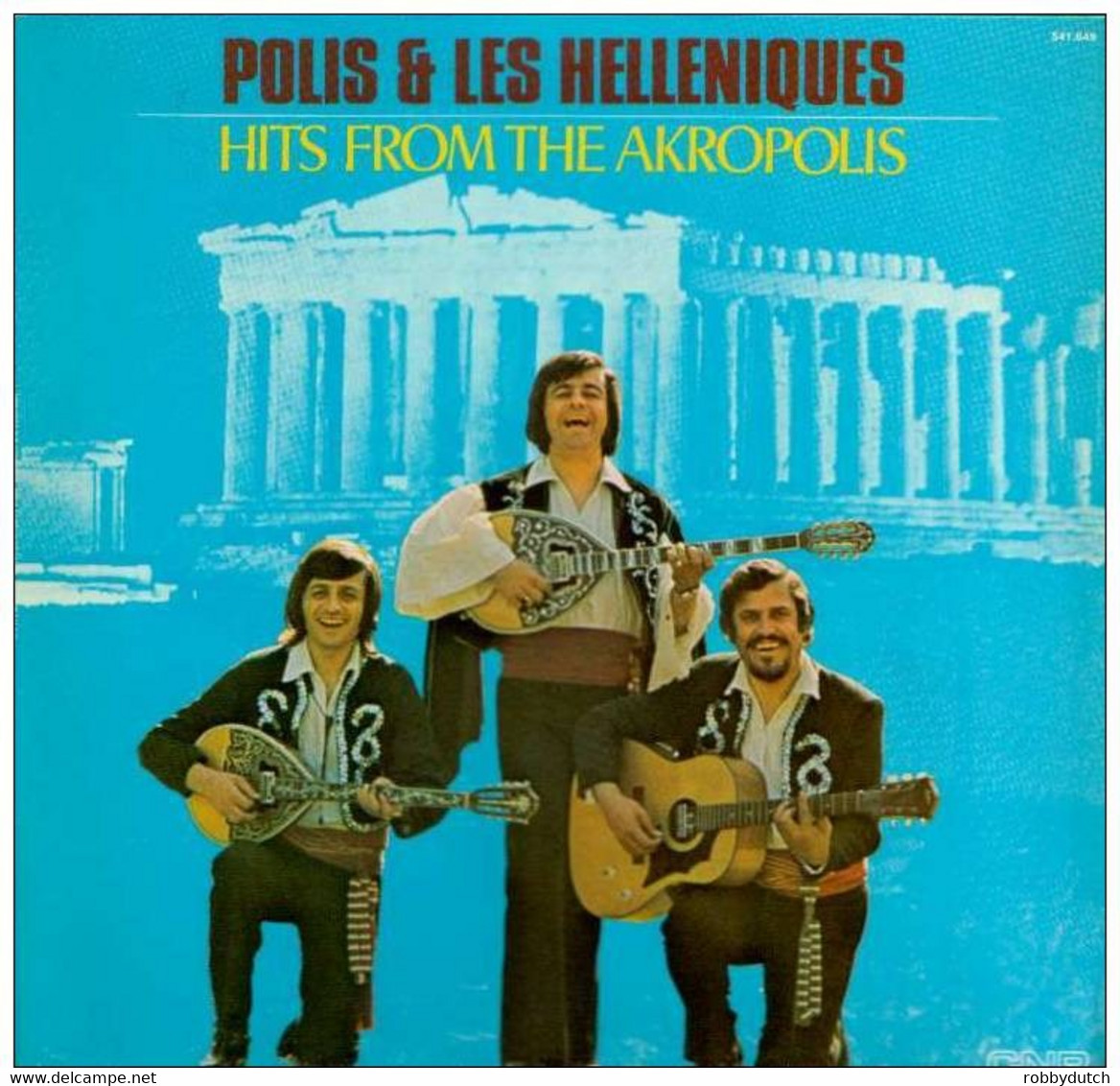 * LP * POLIS & LES HELLENIQUES - HITS FROM THE AKROPOLIS (Holland 1973 Ex-!!!) - Country & Folk