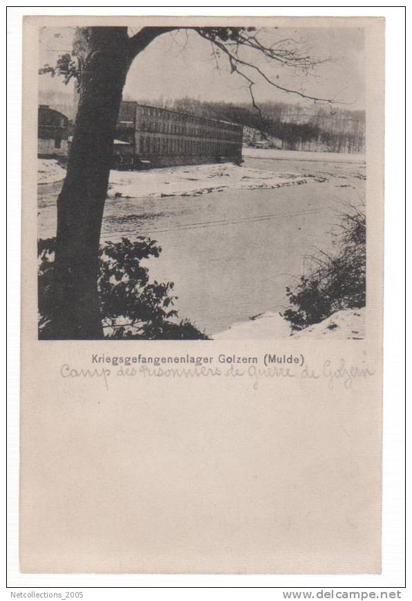 CAMP DES PRISONNIERS DE GUERRE DE GOLZERN - KRIEGSGEFANGENENLAGER GOLZERN (MULDE) - Prison