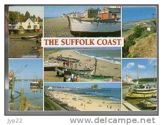 Jolie CP Angleterre The Suffolk Coast Pin Mill Aldeburgh Southwold Dunwich Lowestoft Felixstowe Woolbridge - A Circulée - Lowestoft