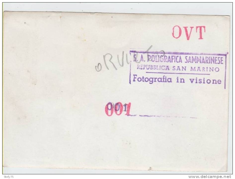 Orvieto-provino Fotografico Per Cartolina-Terni - Terni