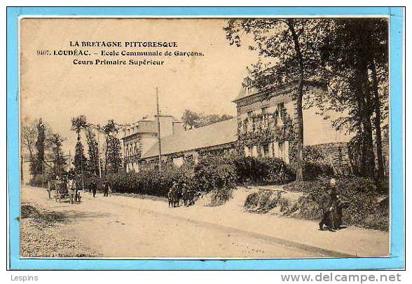 LOUDEAC -- Ecole Communale De Garçons - Cours .... - Loudéac