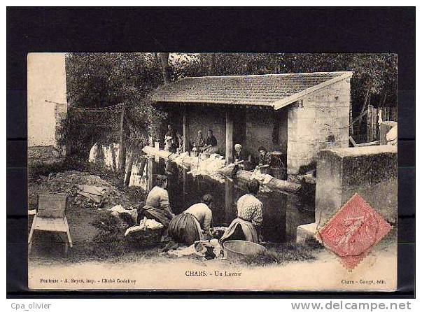 95 CHARS (envs Marines) Lavoir, Beau Plan, Blanchisseuses, Métier, Ed Gaugé, 1906 - Chars