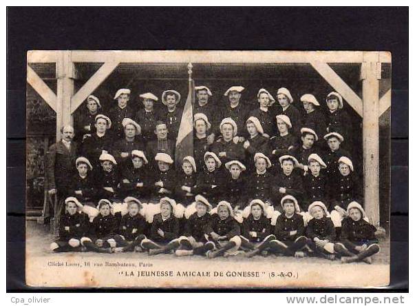 95 GONESSE Jeunesse Amicale De Gonesse, Scouts, Groupe, Ed Lamy, 1915 - Gonesse