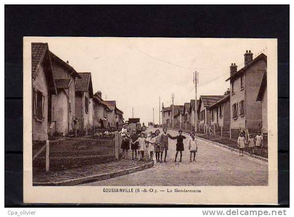 95 GOUSSAINVILLE Gendarmerie, Animée, Ed Caron, 193? - Goussainville