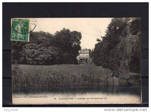 95 LUZARCHES Chateau De Rocquemont, Parc, Ed Frémont 19/2, 191? - Luzarches