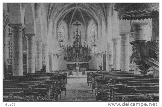 BELGIQUE.  HERVE.  INTERIEUR DE L'EGLISE. - Herve