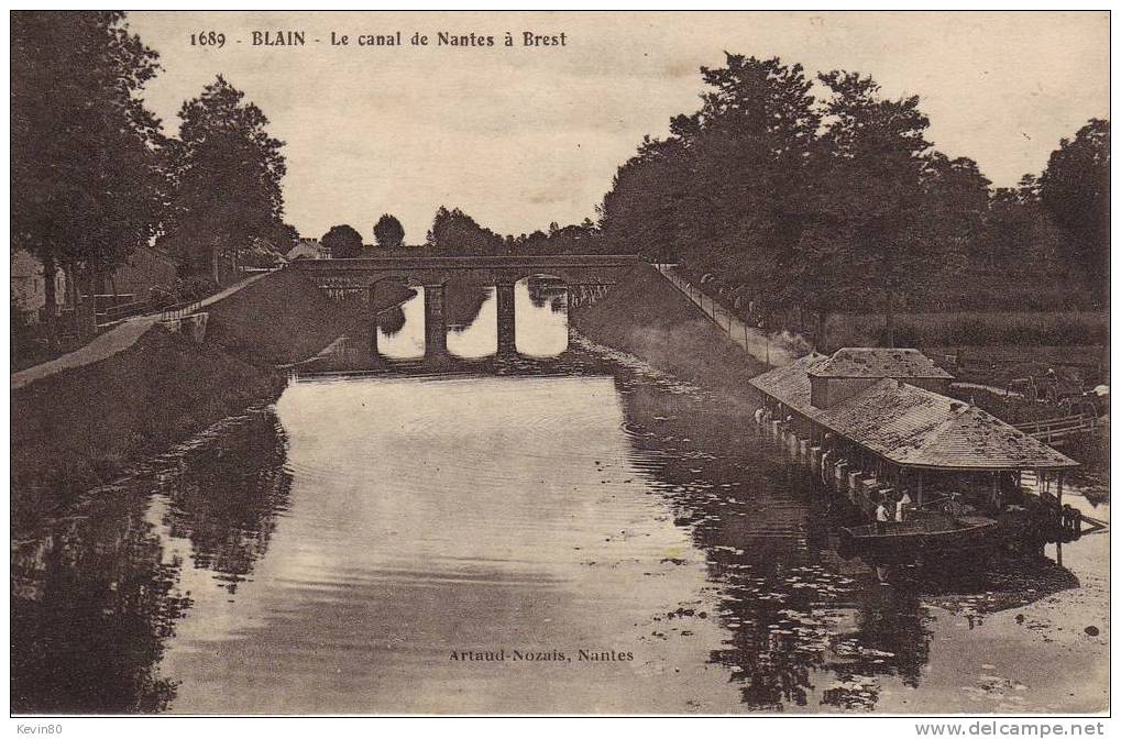 44 BLAIN Le Canal De Nantes à Rest - Blain
