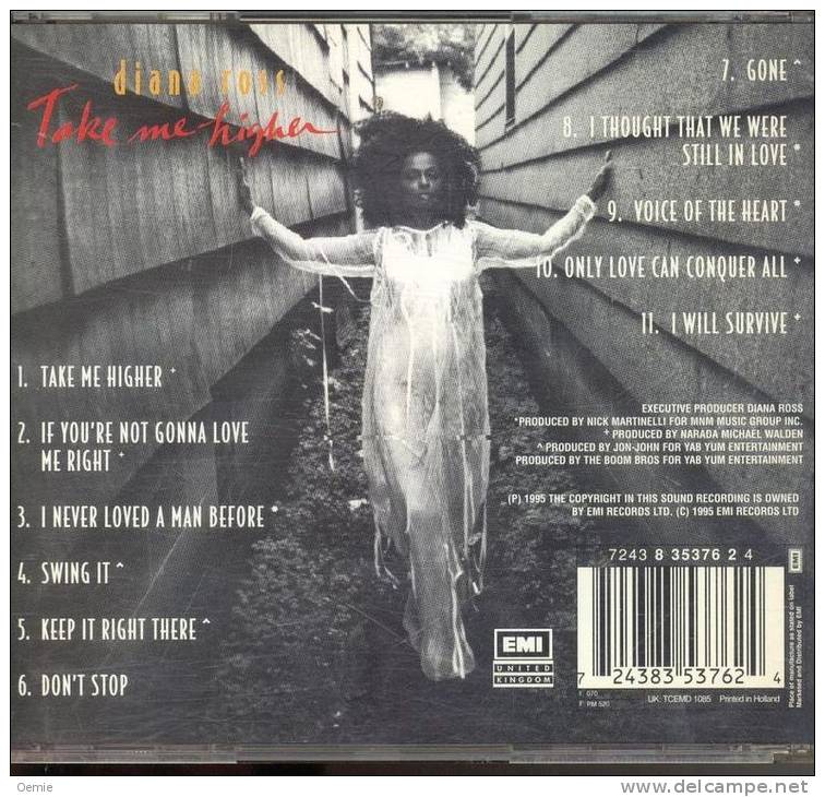 DIANA  ROSS   °°     TAKE  ME  HIGHER   //        11  TITRES  CD ALBUM  NEUF  SOUS CELLOPHANE - Soul - R&B
