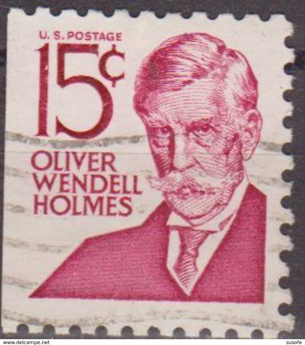 USA 1978 Scott 1305Ei Sello º Personajes Oliver Wendell Holmes Michel 944IIIyC Yvert 821a Estados Unidos United States - Altri & Non Classificati