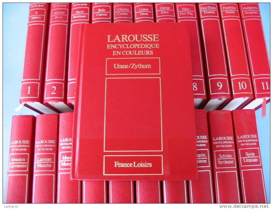 Larousse Encyclopedique En Couleurs 22 Volumes - Dictionnaires