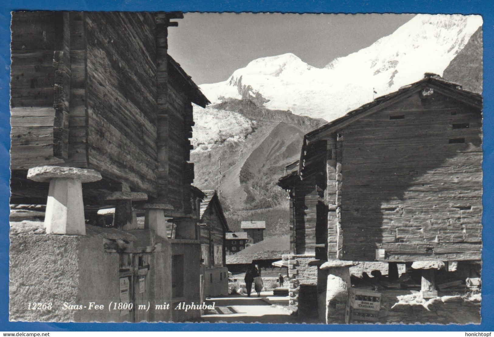 Schweiz; Saas - Fee Mit Alphubel - Saas-Fee