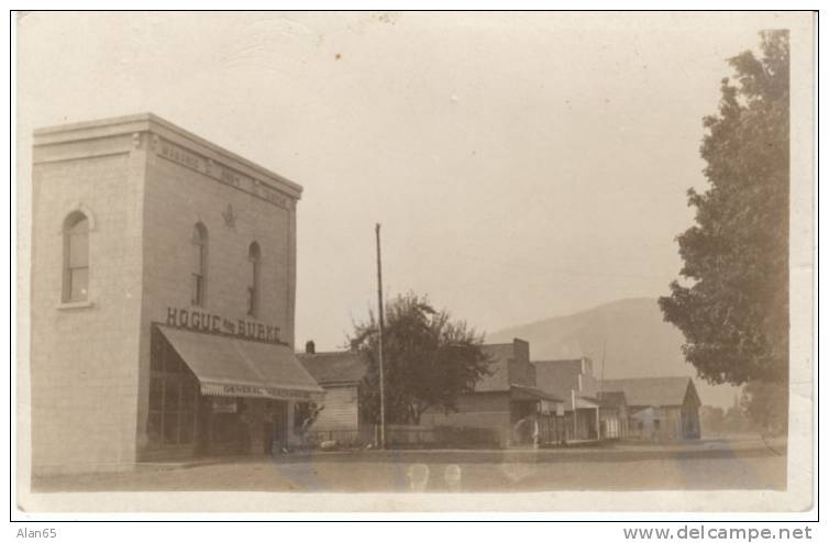 Kerby Store And Dance Hall, Kerby Oregon, Josephine County Real Photo Postcard, Southwest Oregon - Other & Unclassified