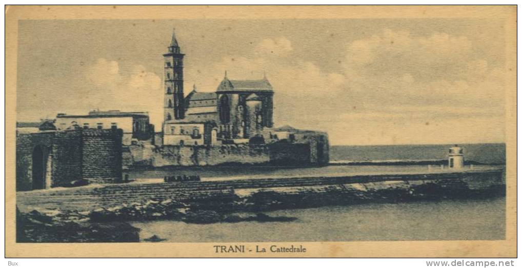 TRANI  LA CATTEDRALE BARI PUGLIA  INIZIO 900  NO VG - Trani