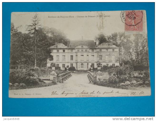 27) -env De Pacy-sur Heure - Chateau De Primart - Xviii°siècle -  Année 1905- EDIT . A L - Pacy-sur-Eure