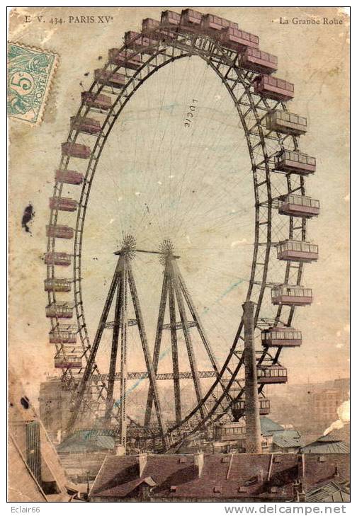 75   PARIS LA GRANDE ROUE  Année   1905 - Distrito: 15