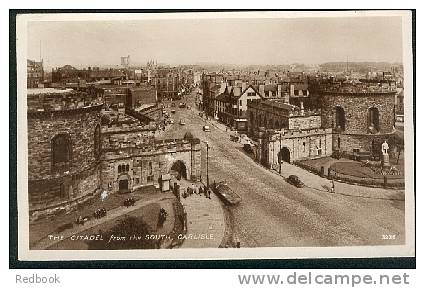 Aerial Real Photo Postcard The Citadel From The South Carlisle Cumbria  - Ref B137 - Carlisle