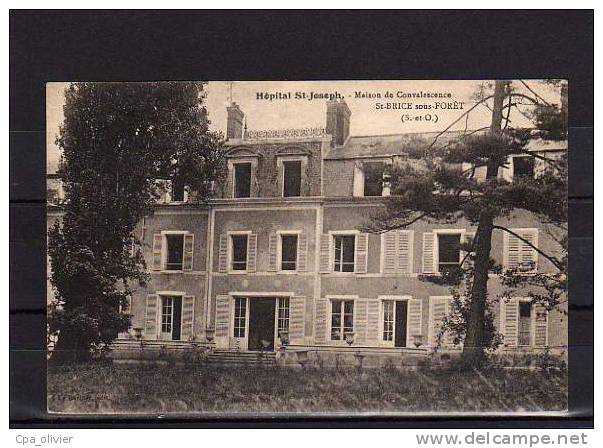 95 ST BRICE SOUS FORET (envs Ecouen) Hopital St Joseph, Maison De Convalescence, Facade, Ed Barthier, N°1, 192? - Saint-Brice-sous-Forêt