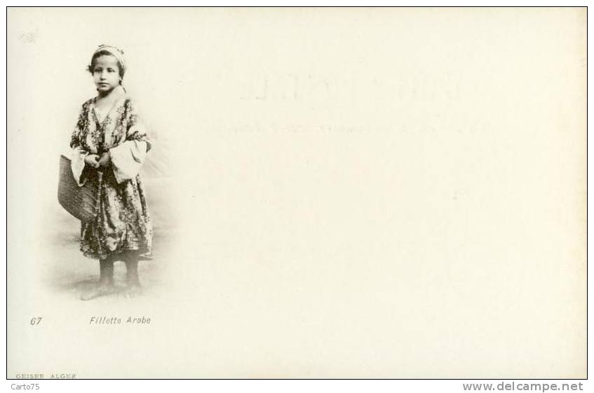 ALGERIE - Fillette Arabe - Carte Pionnière - Children