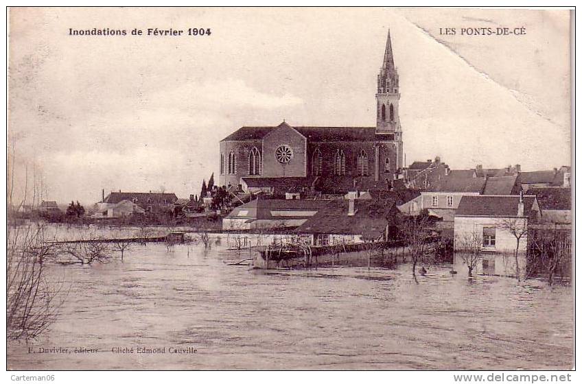 49 - Les Ponts De Cé - Inondations De Février 1904 - Les Ponts De Ce